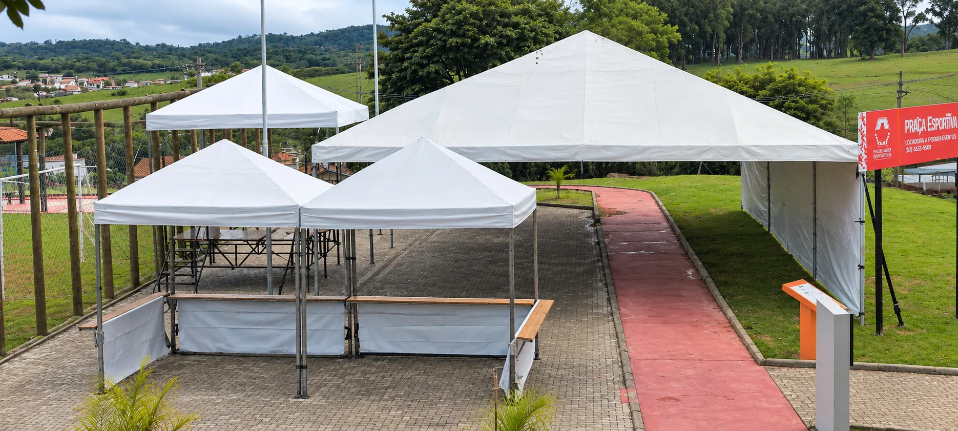 Entrega da Flex: balcões em local de cliente